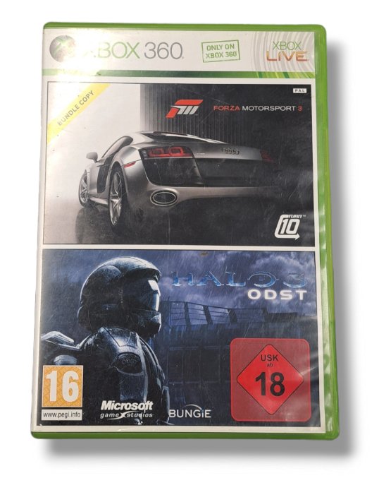 Microsoft Xbox 360 Forza Motosport 3 / HALO 3 ODST – Banknote interneta ...