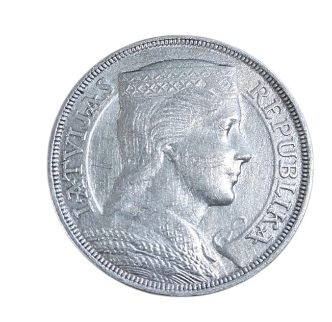 Monēta 5 Lati 1932. gads