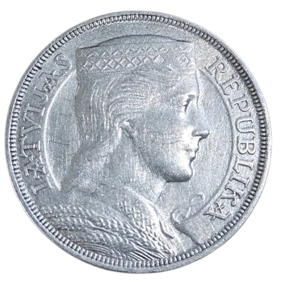 Monēta 5 Lati 1932. gads