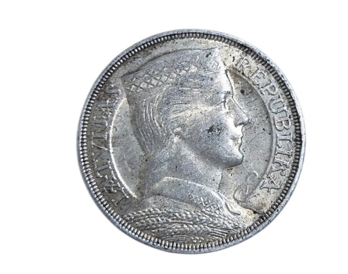 Monēta 5 Lati 1931. gads