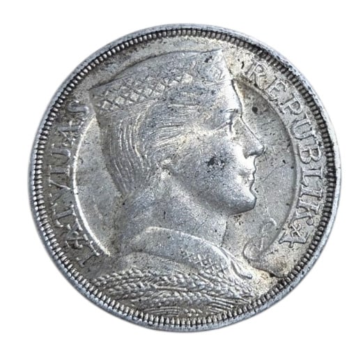 Monēta 5 Lati 1931. gads