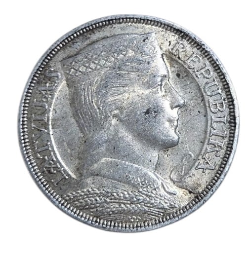 Monēta 5 Lati 1931. gads