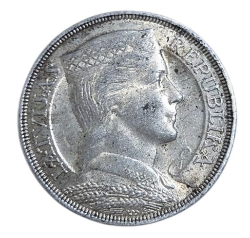 Monēta 5 Lati 1931. gads